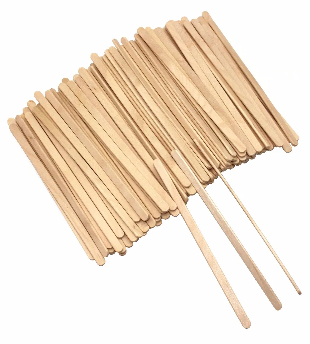 Disposable Birchwood Wooden Coffee Stir Sticks Stirrers Wood 140mm 500