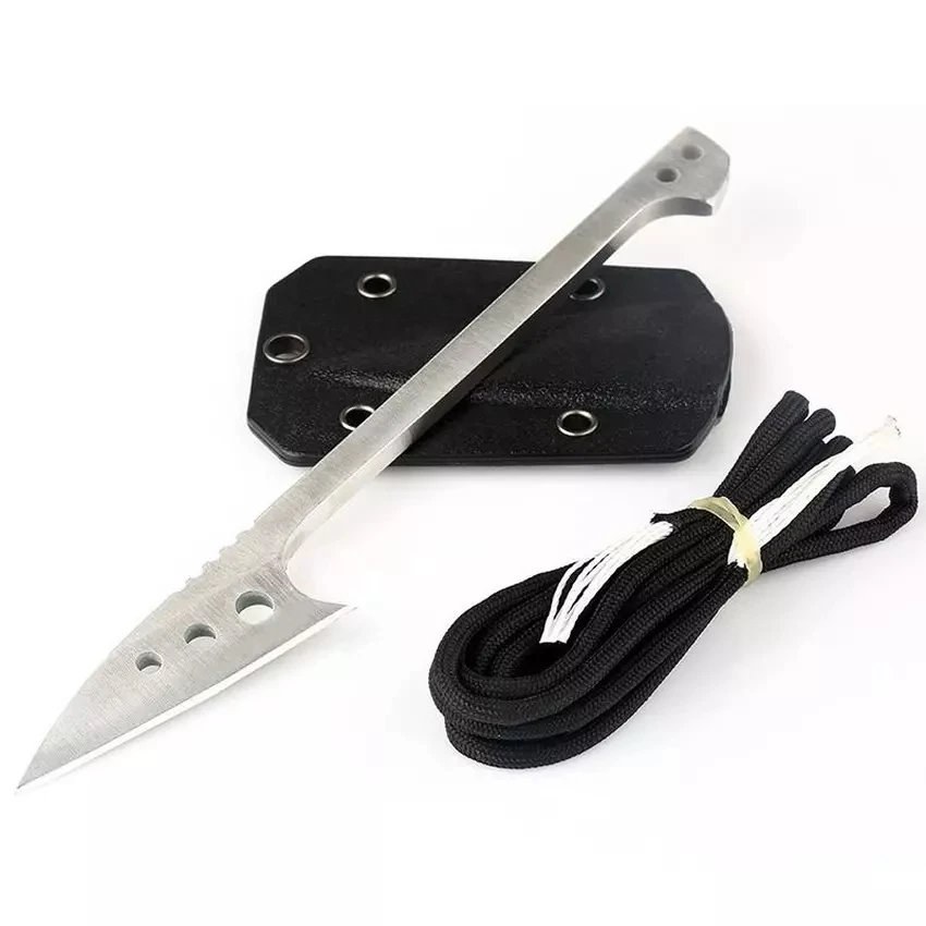 

Stainless Steel Serrated Blade k Kydex Survive Harpoon Fish Scale Flake fillet Tool Camp Kit bushcraft Sheath Outdoor Hunt