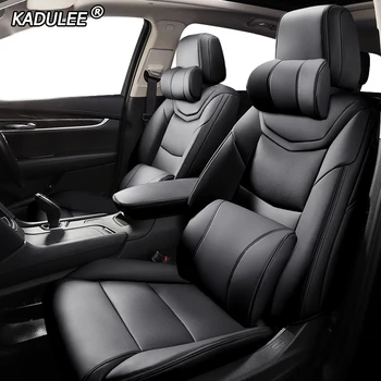 

KADULEE Custom Leather car seat cover For JAC S2 S3 S5 RS M2 A30 A13 M3 M5 iEV6S T6 M4 A60 iEV S7 iEV7S Automobiles Seat Covers