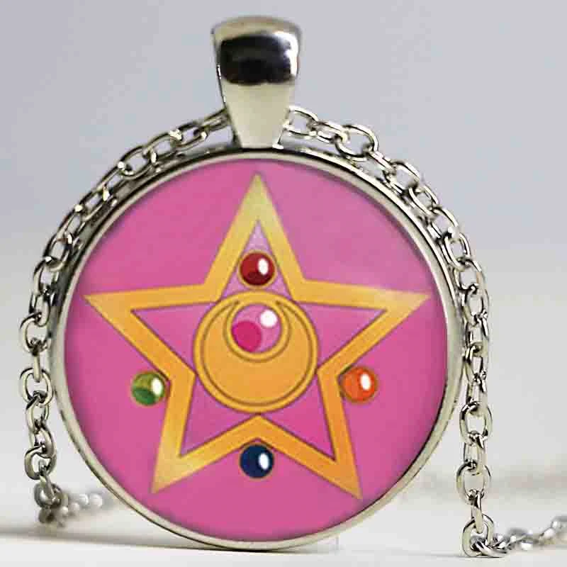 Wholesale Art Glass new sailor moon star pendant totoro necklace sailor moon pendant necklace Fashion Jewelry best friend gift