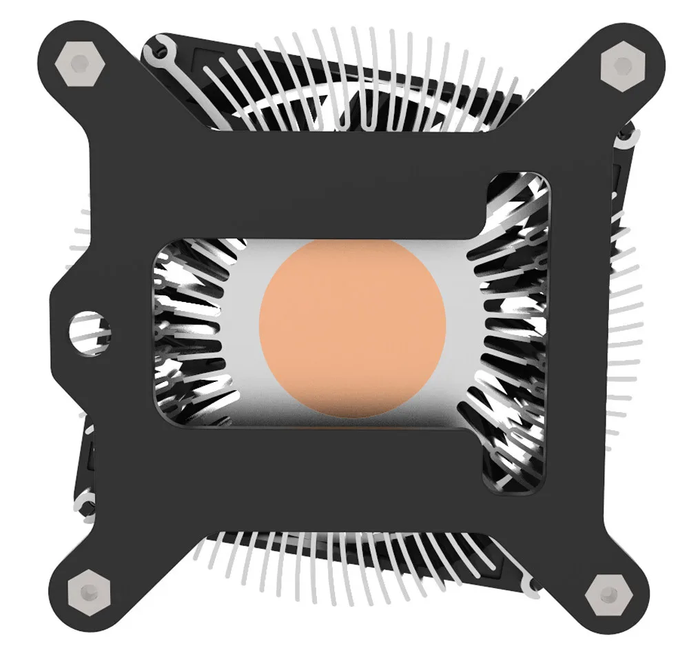 Новое поступление охлаждающий кулер для процессора вентилятор лопасть радиатора для Intel LGA INTEL LGA1155/1156(I3/I5) Охлаждающие вентиляторы Прямая поставка l1114#2