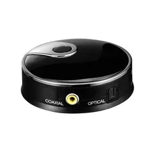 Portable Size BT Bluetooth Wireless Audio Transmitter/Optical Toslink/Aux 3.5mm/Coaxial Input for TV Computer