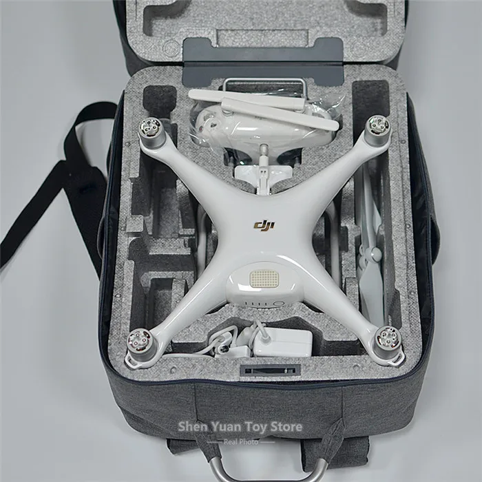 RC Helicopters Backpack For DJI Phantom 4 Soft Camera Drones Quadcopters Gray Backpack Shoulder Carry Case No Liner RC Helicopters Backpack For DJI Phantom 4 Soft Camera Drones Quadcopters Gray Backpack Shoulder Carry Case No Liner