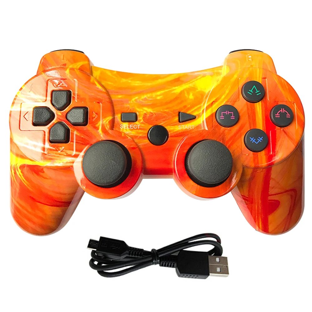 Bluetooth для sony Playstation 3/ps2/pc контроллер беспроводной геймпад джойстик для Playstation 3 SIXAXIS геймпады 12 цветов