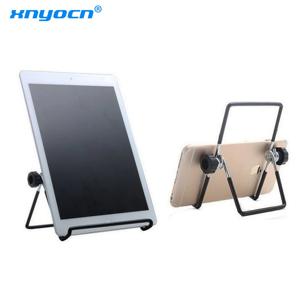 

Универсальная складная металлическая подставка для iPad 2/3/4 Air 2018, подставка для телефона и планшета, Регулируемый Настольный держатель, порт...