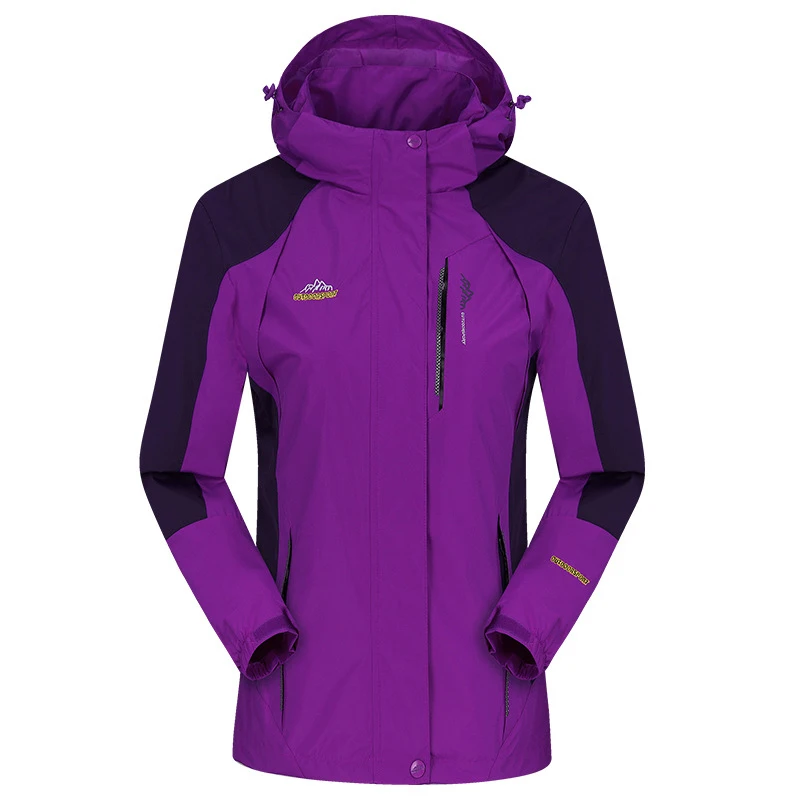 LoClimb M-7XL походная куртка для мужчин и женщин, Весенняя спортивная водонепроницаемая куртка для походов, скалолазания, Женская ветровка AM254