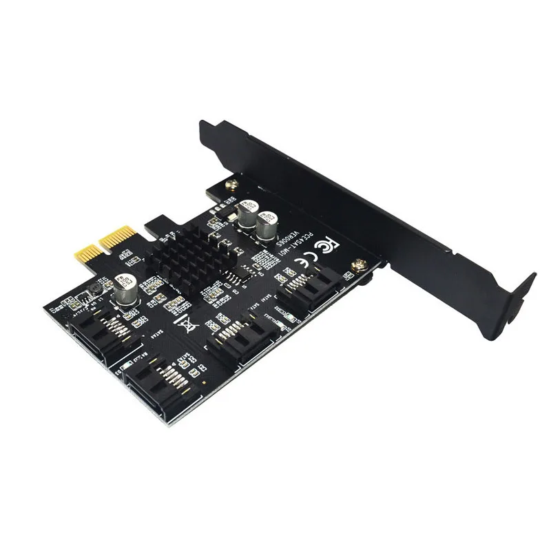 Marvell 88SE9215 4 порта SATA 6G PCI Express контроллер карты PCI-e для SATA III 3,0 конвертер PCI низкопрофильный кронштейн SATA3.0