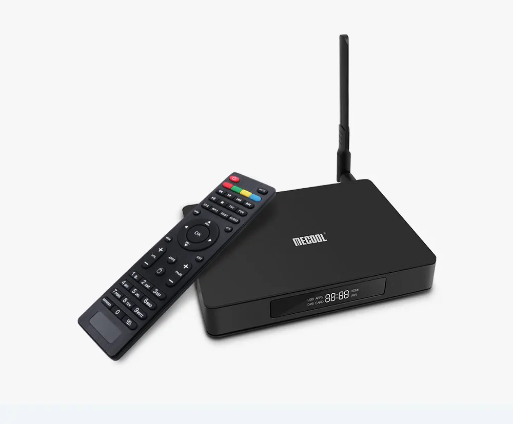 MECOOL K6 DVB-S2 DVB-T2 DVB-C Android 7,0 ТВ коробка 2G 16G Hisilicon HI3798M 2,4G/5G Wi-Fi USB 3,0 Smart ТВ ящик медиа плеер