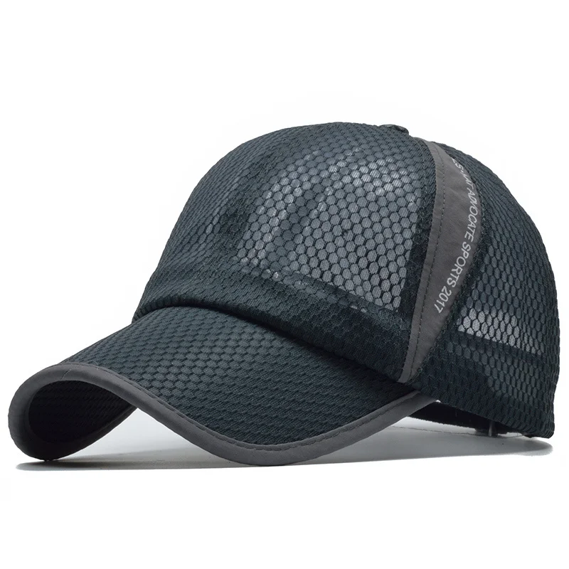 [NORTHWOOD] модная кепка-бейсболка от солнца, мужская и женская летняя кепка, сетчатая облегающая Кепка, кепка для лета - Цвет: Темно-серый