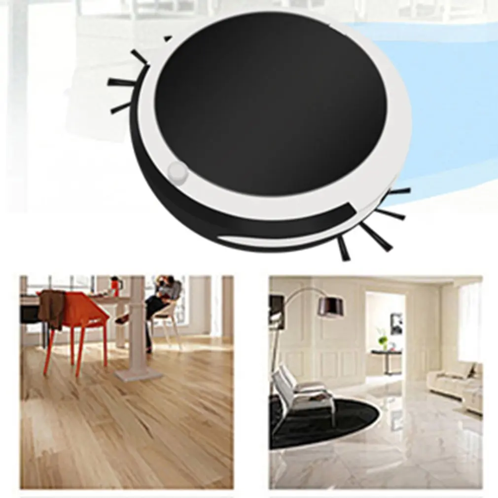 

USB Charging Robotic Vacuum Cleaner With 2L Dustpan Home Sweeping Robot Automatic Household Smart Planned Wet Mopping Robot