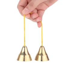 Golden String Touching Jingle Bell Early Educational Musical Toy Gift for Baby Kid Child Christmas Percussion Instrument