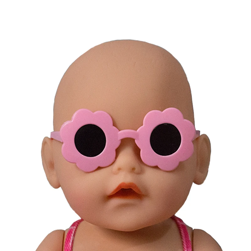 Мини-игрушки очки для 40-45 см baby born куклы и куклы девушки пластиковые солнцезащитные очки белый розовый синий фиолетовый