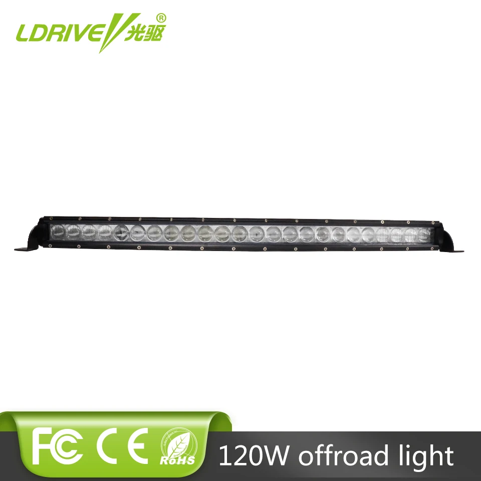 

LDRIVE 120W Single Row Curved LED Light Bar Driving Working LED Bar 12V 24V Combo Beam LED Daytime Driving Lamp For Jeep SUV 4WD