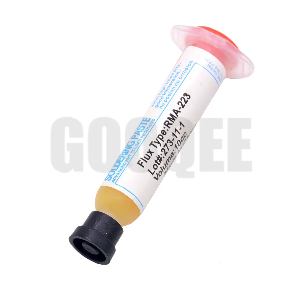 

DIY Solder Soldering Paste 10cc Flux Grease for Chips Computer Phone LED PCB Repair Tool RMA-223 1um