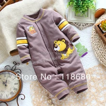 Free shipping Retail new spring autumn baby boy clothes baby jumpsuit newborn Long sleeve romper infant overall