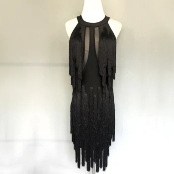 

Custom children's Latin dance performance suit Latin dance competition suit Latin dance performance costume Latin dance skirt