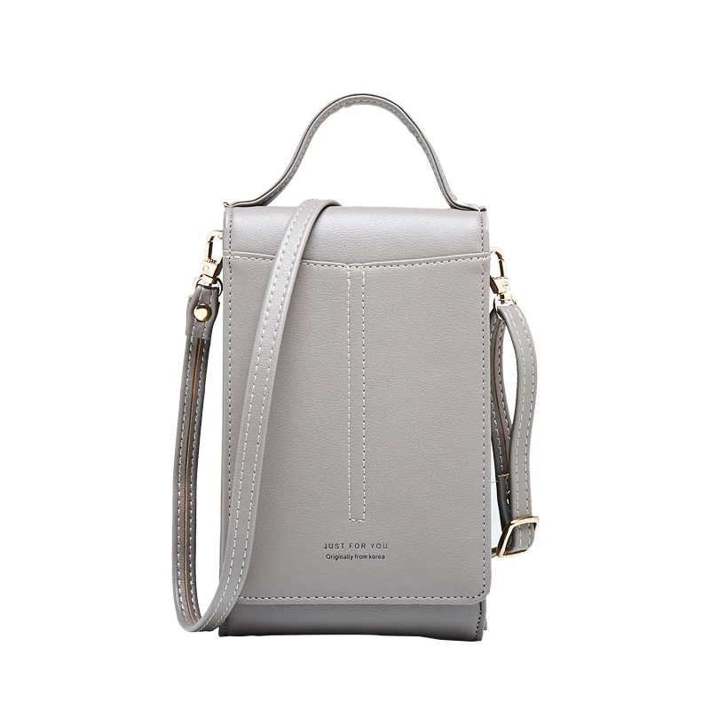 

Badouqiu PU Leather Phone Bag Exquisite Clutch Bag For Women 2019 Solid Color Zipper Closure Long Section Women Purse Wallets A5