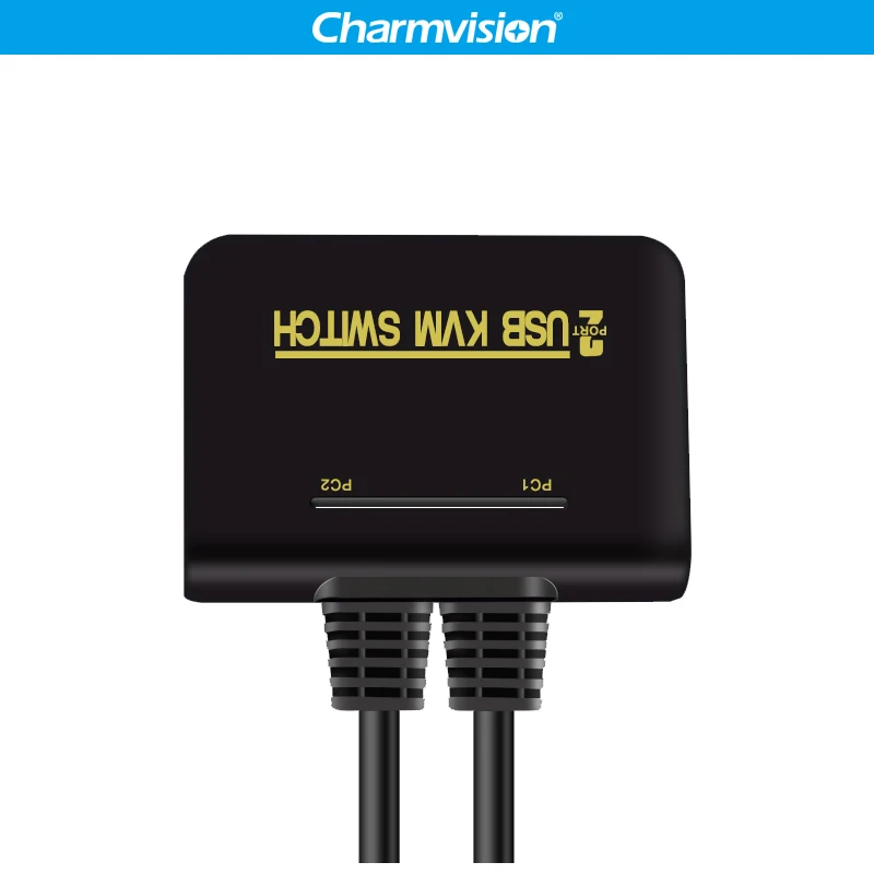 Квм переключатель Charmvision VK21 с 2 USB портами VGA линией 1 5 м HD удлинитель кнопками
