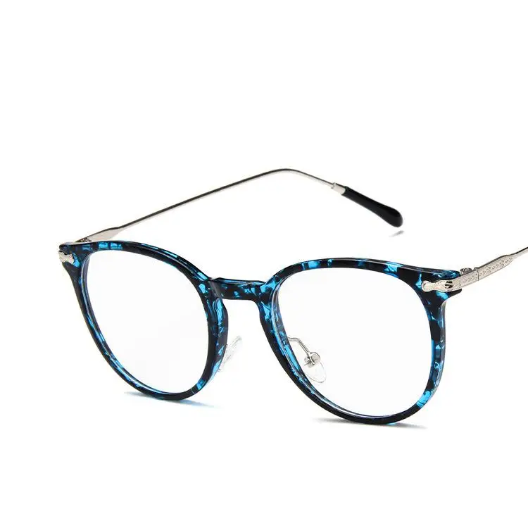 

High Quality Retro Men Glasses Frame Optical Glasses Frame For Women Light Anti Blue Ray Round Computer Glasses Without Degree
