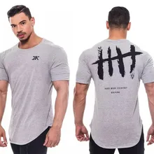 Новая модная мужская футболка, брендовая футболка для фитнеса, бодибилдинга, мужская майка без рукавов для фитнеса, хлопковая майка, брендовая Облегающая рубашка