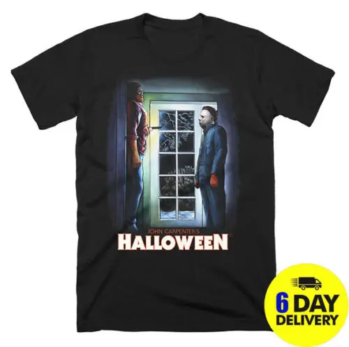 

Halloween The Devil's Eyes T-Shirt I Hate People Michael Myers Cartoon t shirt men Unisex New Fashion tshirt free shipping