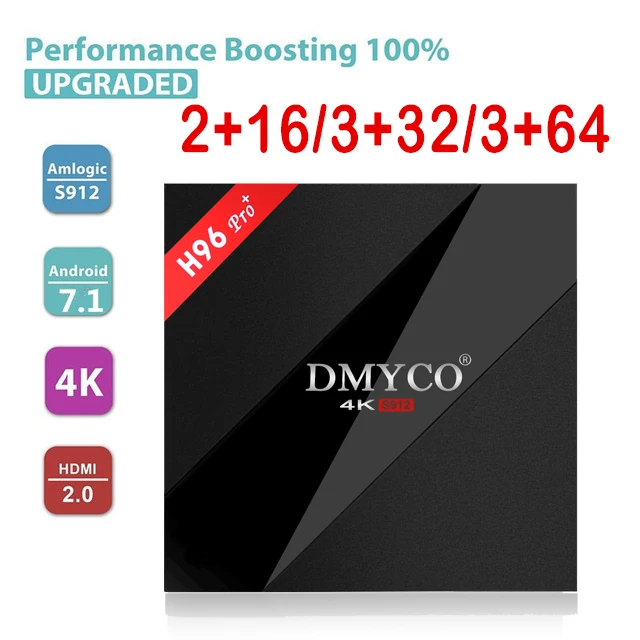 H96 Pro Plus TV Box Amlogic S912 Smart TV Box Android 7.1 Octa Core 2G/3G RAM +16G/32G ROM Bluetooth 5.0GHz WiFi PK X92 TX9 PRO H96 Pro Plus TV Box Amlogic S912 Smart TV Box Android 7.1 Octa Core 2G/3G RAM +16G/32G ROM Bluetooth 5.0GHz WiFi PK X92 TX9 PRO
