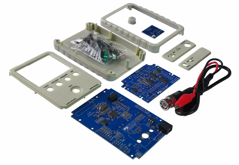 SHINA DSO Shell Oscilloscope DIY Kit,DSO138 Upgraded for e-Learning Training DIY STM32 Kit