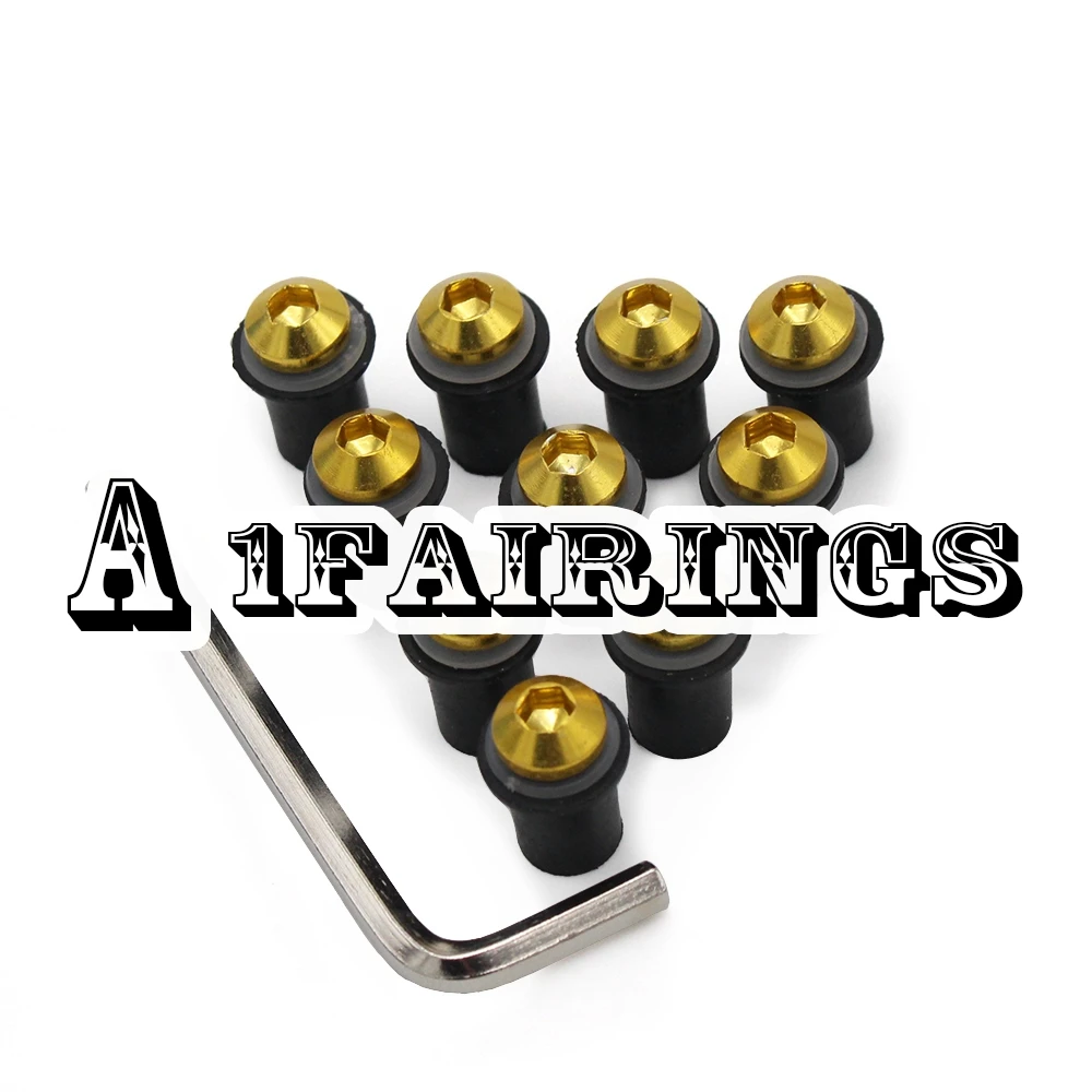 

Windshield Accessories Bolt Kit For Yamaha 1997 98 99 00 01 02 03 04 05 06 07 YZF1000R Thunderace Windshield Screws Fastener