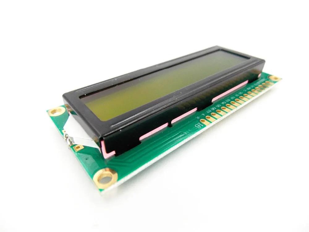 

1pcs LCD1602 LCD 1602 yellow screen with backlight LCD display 1602A-5v 16x2 Characters HD44780 display