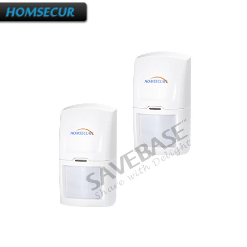 

HOMSECUR 2Pcs Wireless PIR Motion Detector For 433MHz Home Security Burglar Alarm System