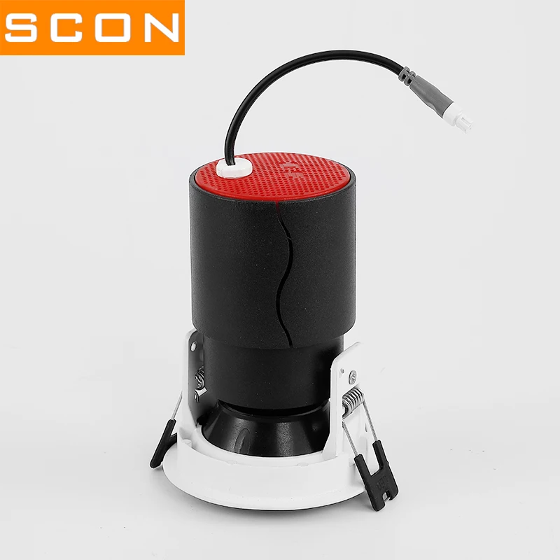 SCON 7w/12w светодиодный узкий прожектор 3500k белый гостиничный настенный светильник в