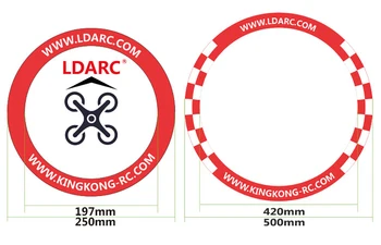 

LDARC 250mm Parking Apron Foldable Landing Pad /500mm Arch Racing Air Gate for Practicing Outdoor Tiny GT7 GT8 Tiny R7 FPV Drone