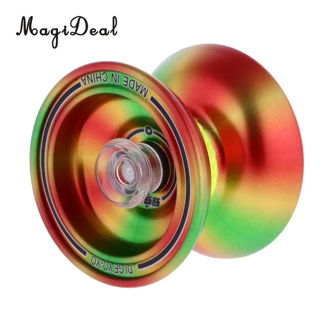 MagiDeal 1Pc Professional YoYo Aluminum Alloy String Trick Yo-Yo Ball KK Bearing for Beginner Adult Kids Classic Toy 7Kinds