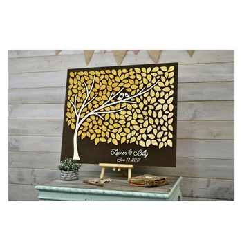 

Custom 3D Wedding Guest Book Ideas, Personalized Guestbook Tree, Unique Guestbooks Ideas,Rustic Tree Guest Book With 120 Hearts