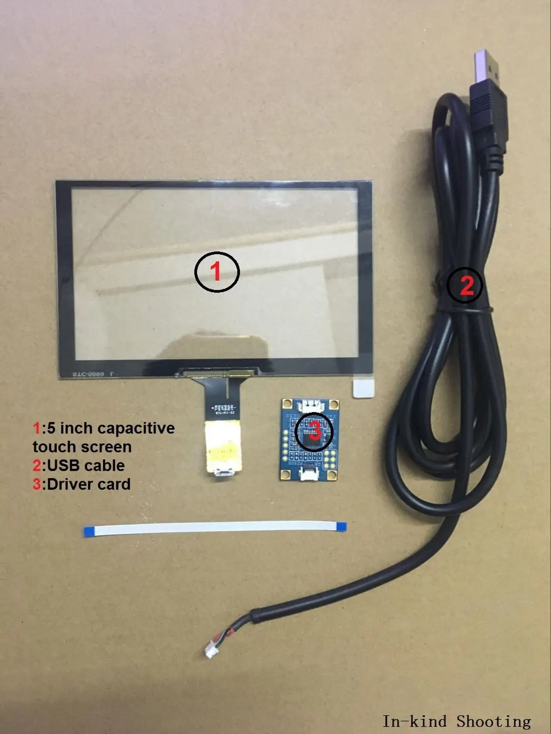 

5-дюймовый емкостный сенсорный экран 120 мм * 74 мм 120*74 мм 120*73 мм 6 контактов Windows Android универсальный дигитайзер панель карта привода