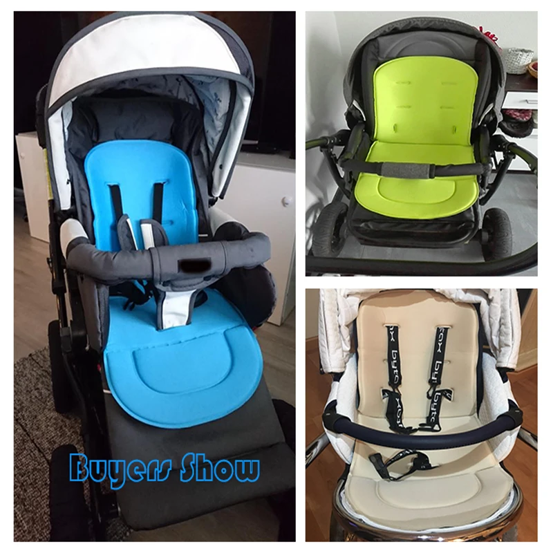 Детская коляска для новорожденных, подушка для сиденья автомобиля, дышащая хлопковая коляска для новорожденного, подкладка, мягкий коврик для коляски