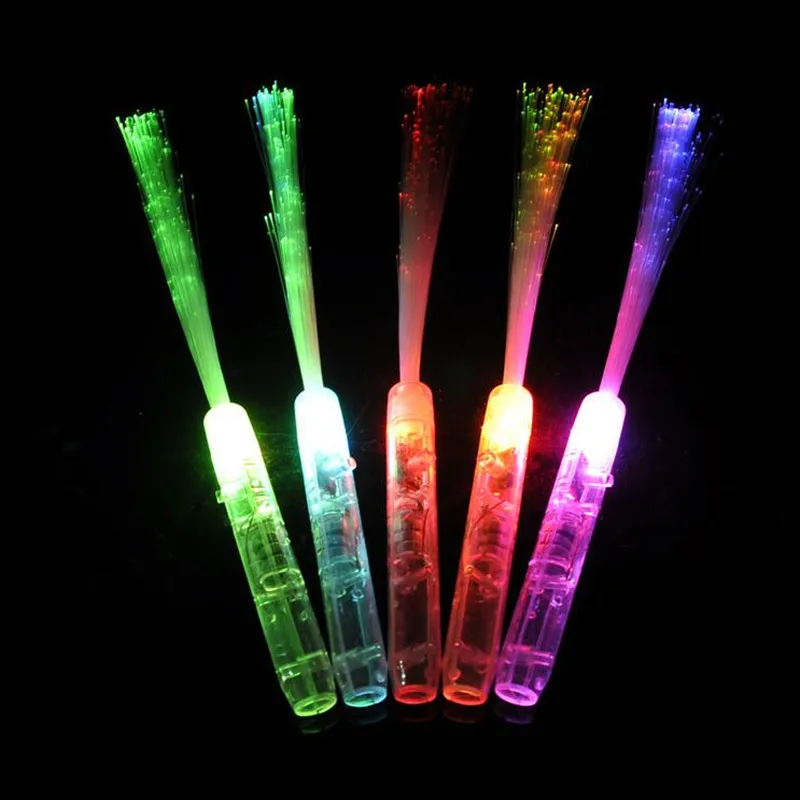 Новые 35 см светодиодные игрушки светодиодный светильник палочка игрушка красочные мигающие палочки светящиеся оптоволоконный концертный реквизит светильник волшебные палочки игрушки