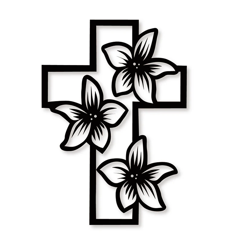 

HamyHo Knife Mold Lily Cross Frame Crafts Metal Steel Cutting Dies Scrapbooking for DIY Paper Album Card Embossing Dies