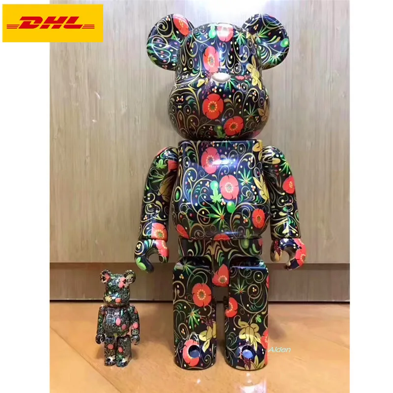 

11"Be@rbrick Gloomy 400% Bearbrick BRIAN BB Original Fake BASIC ARTIST Vinyl Action Figure Collectible Model Toy BOX 28 CM L343