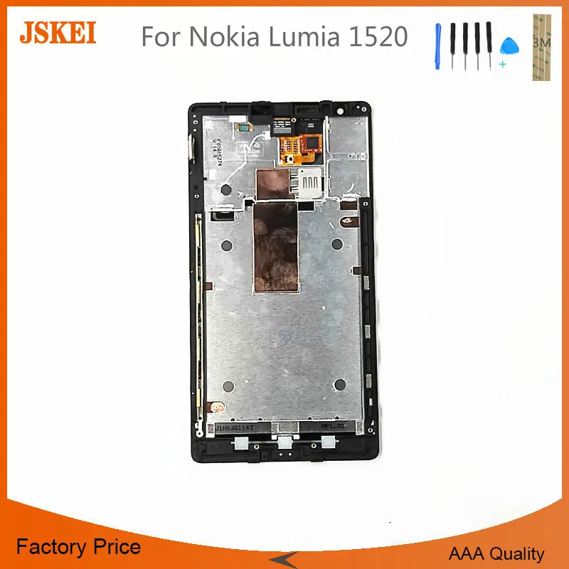 

Replacement LCD For Nokia Lumia 1520 LCD Display with Touch Screen Digitizer Assembly With Frame Fast Delivery + Tools
