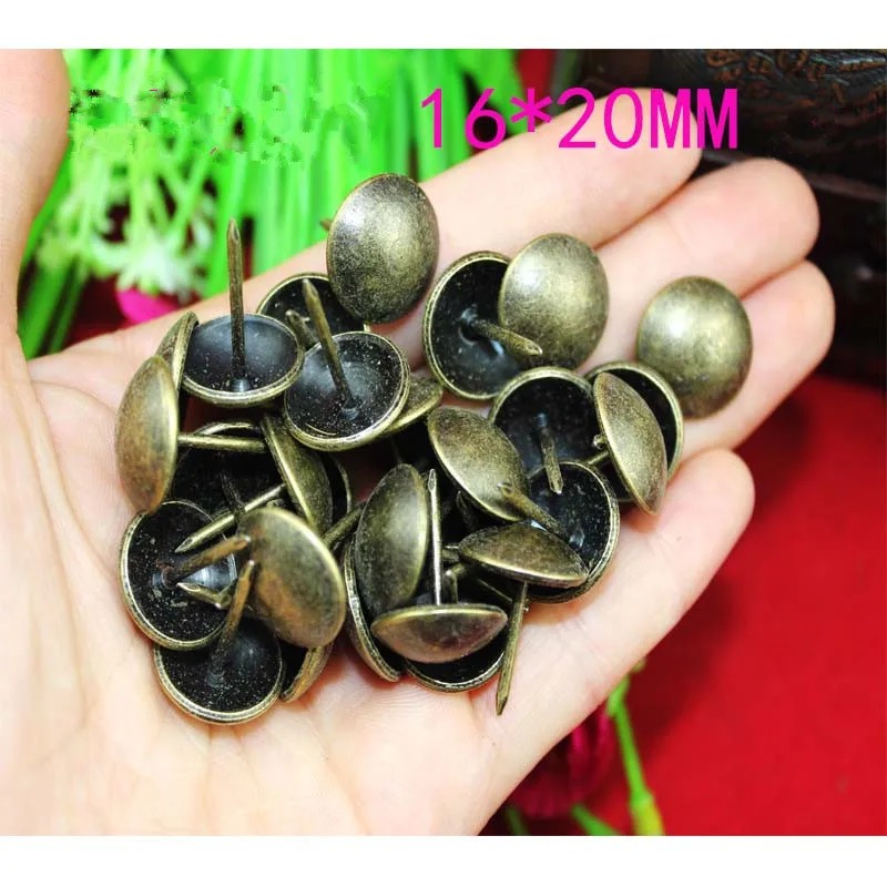 Round Decorative Iron Nails Furniture Studs Sofa Chair Pins,Table Foot Glide Nail,Tack Nail,Antique Bronze Tone,16*20mm,100Pcs Round Decorative Iron Nails Furniture Studs Sofa Chair Pins,Table Foot Glide Nail,Tack Nail,Antique Bronze Tone,16*20mm,100Pcs