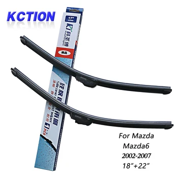 

Car Windshield Wiper Blade For Mazda 6,(2002-2007),18"+22", silicone wiper, Bracketless, Car Accessories