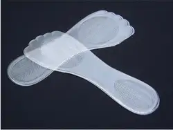 1 пара по уходу за ногами массируя силиконовый гель Стельки Arch Поддержка прозрачные Нескользящие ножки массажер стельки