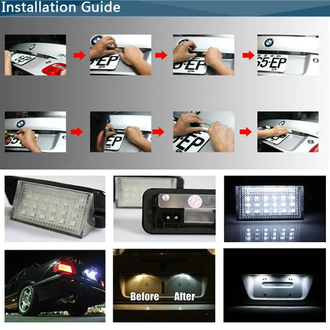 LICENSE PLATE LIGHT INSTALLATION