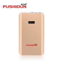 PUSHIDUN 12V Car Jump Starter 8000mAh Car Battery Booster Power Bank Metal Case with LED Light for Gasoline Cars&Mobile Phone