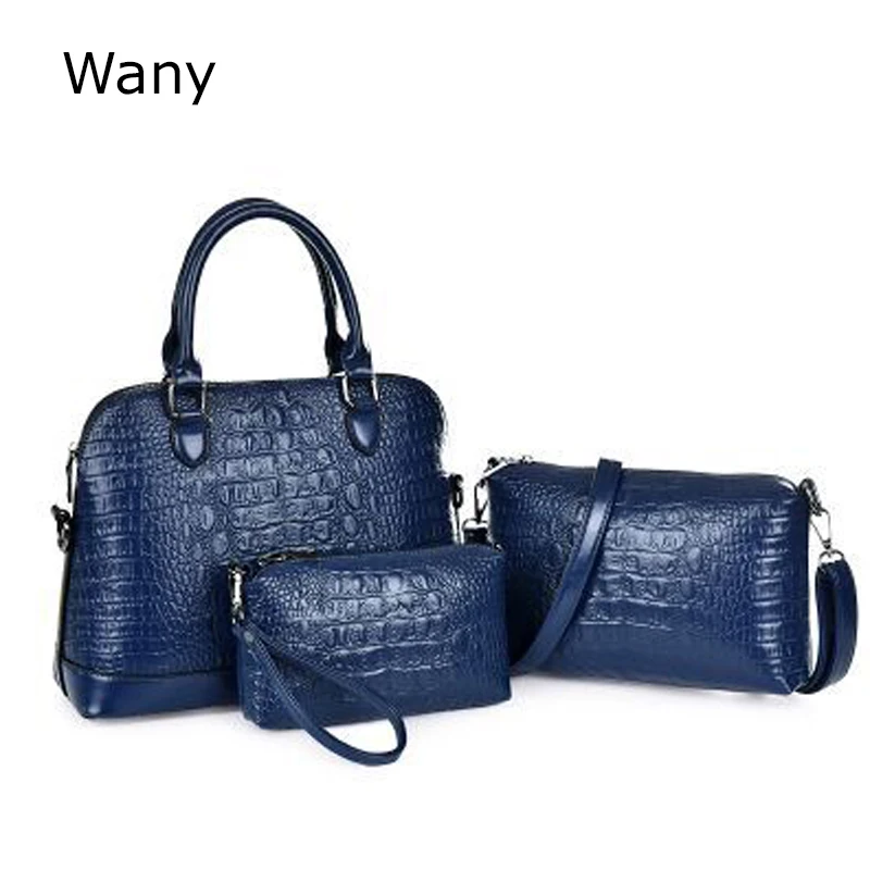 

Women Messenger Bags 3 Pcs/Set Vintage Handbags Female Shell Bag Women's Handbag Shoulder Bags ladies Casual Tote Top-Handle Bag
