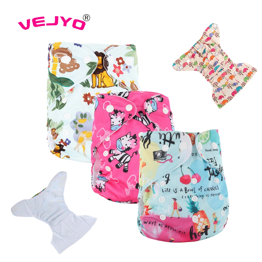 

20pcs/lot Adjustable Size PUL Waterproof Diaper Cover Newborn Baby Washable Reusable Pocket Cloth Diapers Nappies All in One