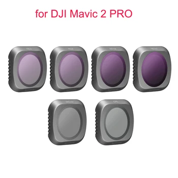 

Sunnylife Camera Lens Filter Filters Kit for DJI Mavic 2 PRO ND4 ND8 ND16 ND32 MCUV CPL SU0002-12