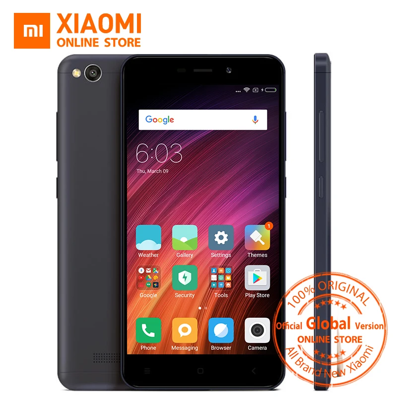 bilder für Globale Version Xiaomi Redmi 4A 4 Eine 2 GB RAM 32 GB ROM Mobilen telefon Snapdragon 425 Quad Core CPU 5,0 Zoll 13.0MP 3120 mAh MIUI 8,5 bilder für Globale Version Xiaomi Redmi 4A 4 Eine 2 GB RAM 32 GB ROM Mobilen telefon Snapdragon 425 Quad Core CPU 5,0 Zoll 13.0MP 3120 mAh MIUI 8,5