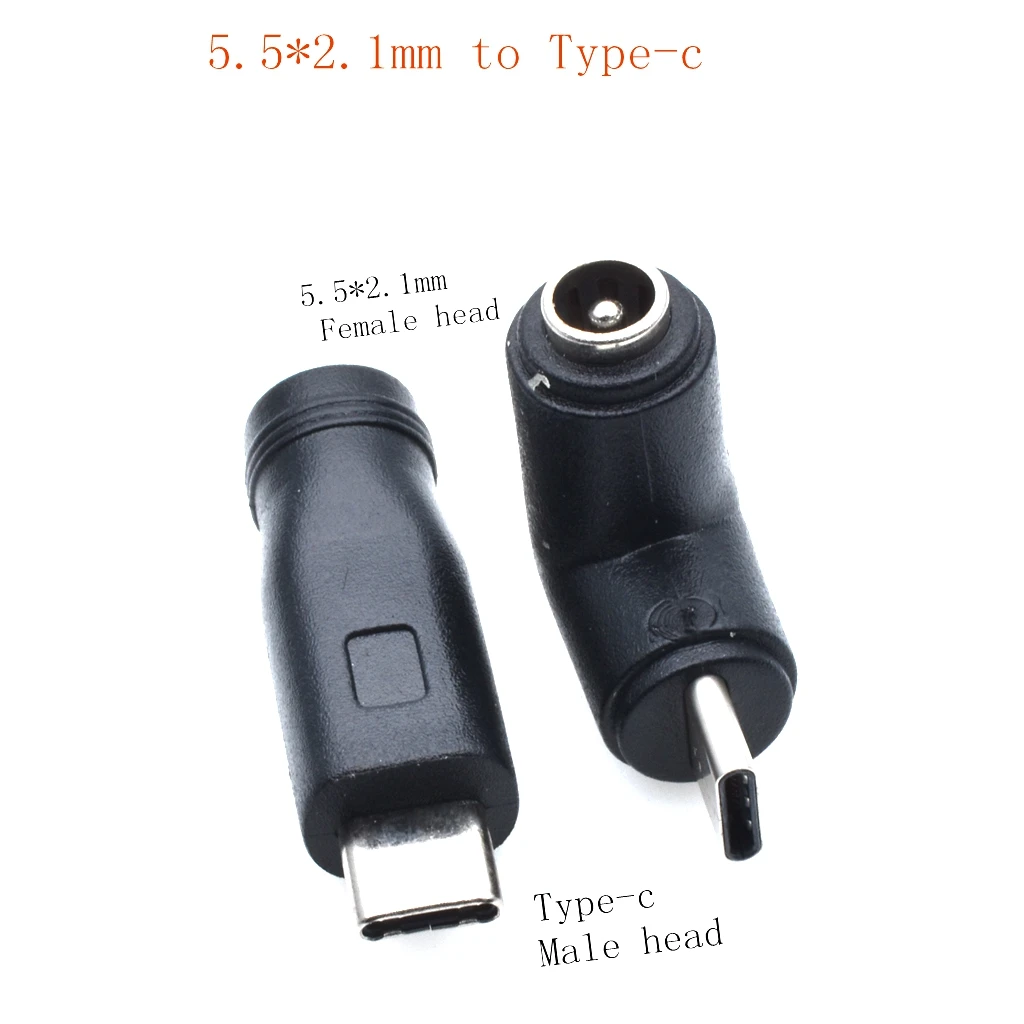 5,5*2,1 мм 5,5x2,1 мм гнездо для type-C USB 3,1 штекер 90/180 градусов DC разъем питания адаптер DC для type c штекер